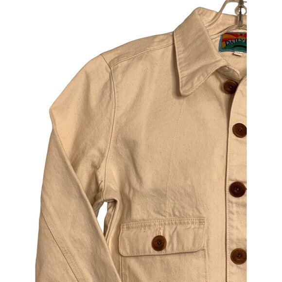 NWT Daily Blue by Adriano Goldschmied Demin Bone IRA Jacket Women's M - Picture 3 of 16